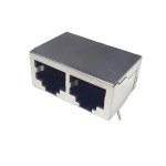 Мережевий конектор RJ45 female 2 порти горизонтальний